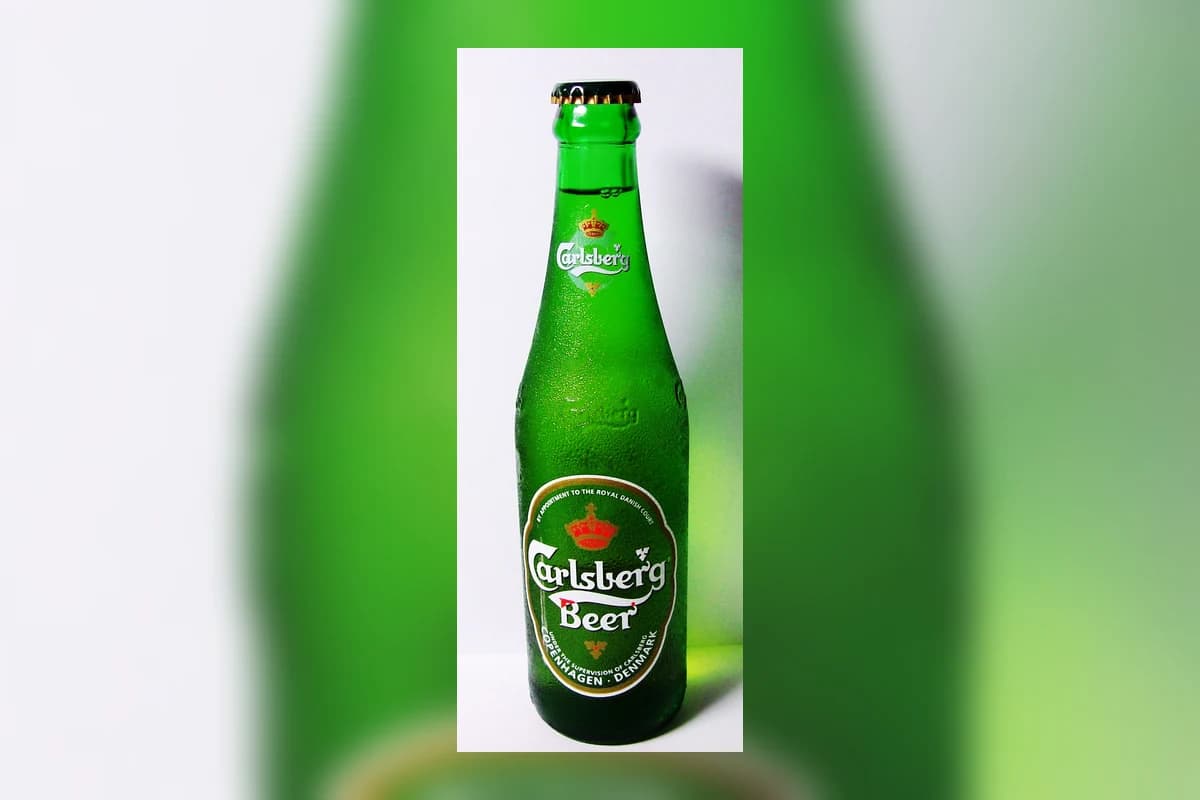 Carlsberg beer bottle