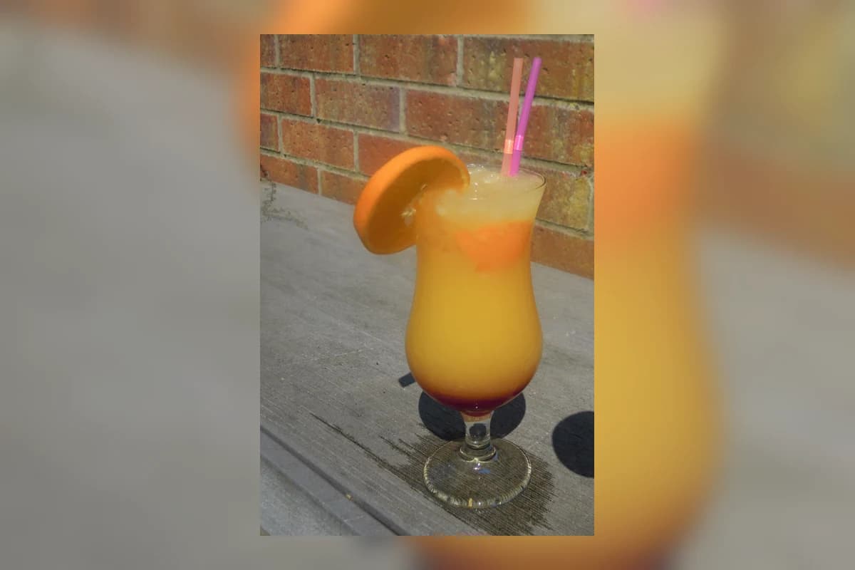 Malibu Sunset cocktail