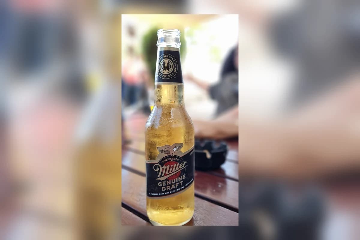 Miller beer bottle