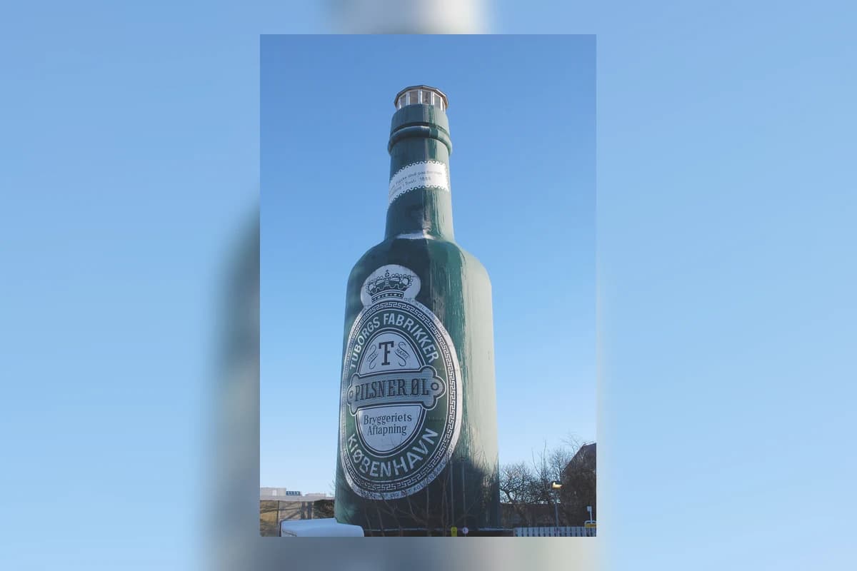 Tuborg beer bottle